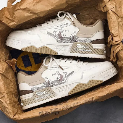 Baskets à plateforme décontractées pour hommes 