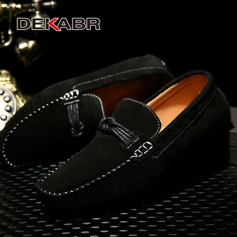 Men's Handmade Suede Moccasins Shoes