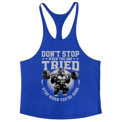 Schnelltrocknendes Tanktop für Herren mit dünnen Trägern 