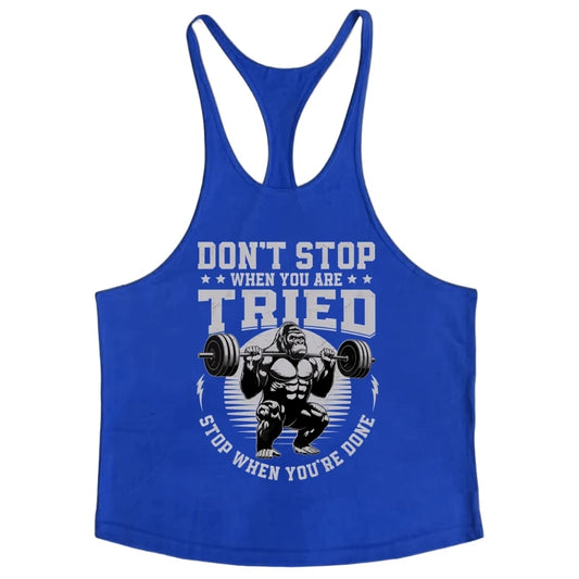 Schnelltrocknendes Tanktop für Herren mit dünnen Trägern 