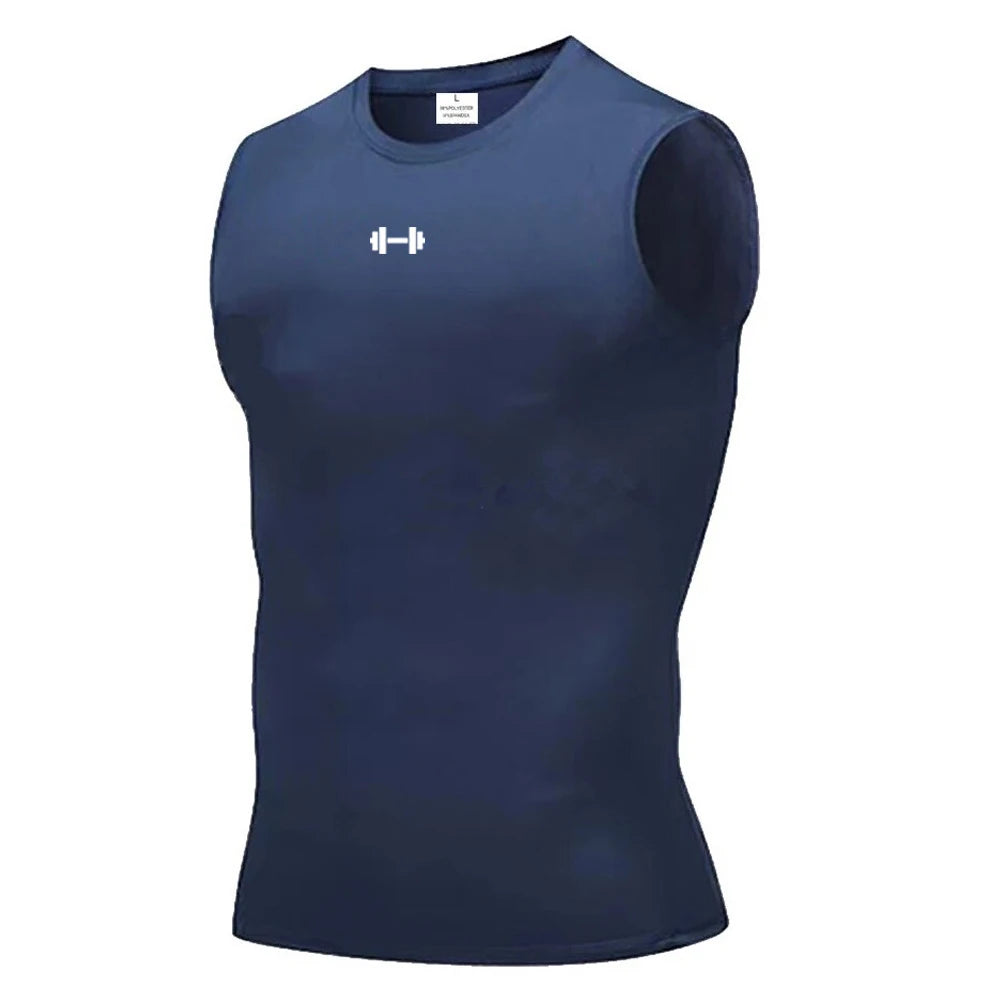 Ärmellose Fitness-Tanktops aus schnelltrocknender Eisseide für Herren 