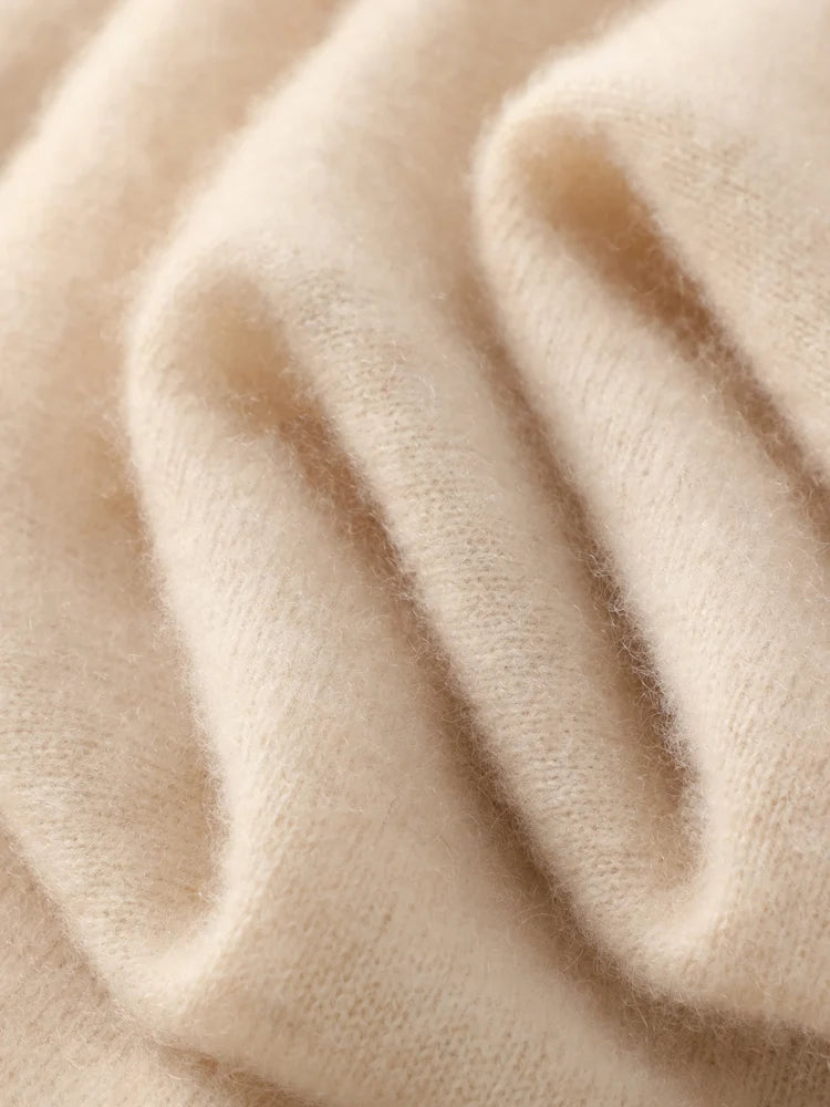 Men's Round Neck Pure Merino Wool Sweater