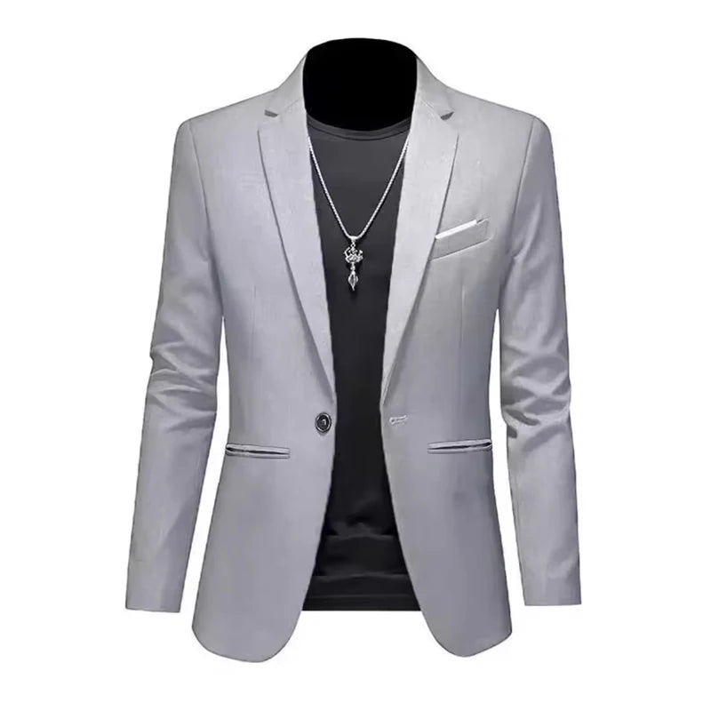 Men's Slim Fit Business Casual Blazer