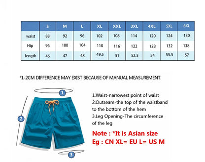 Men's 3D Printed Summer Striped Athletic Shorts