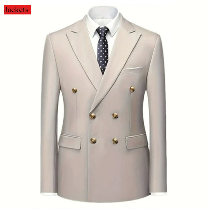 Men Korean Style 2 Pcs Suit Set