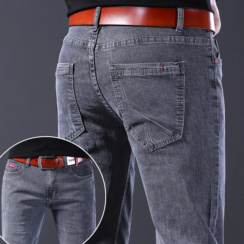 Men Middle Waist Jeans