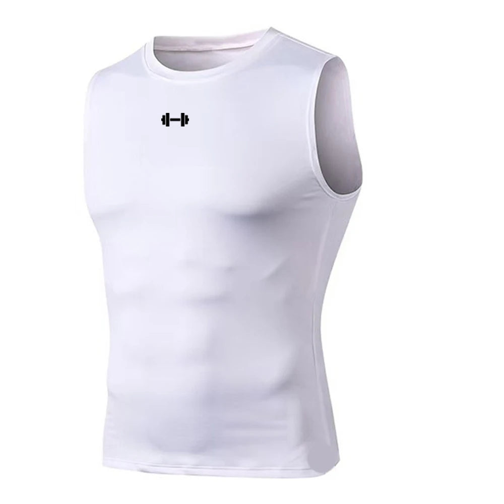 Men's Quick-Drying Sleeveless Ice Silk Fitness Tank Tops