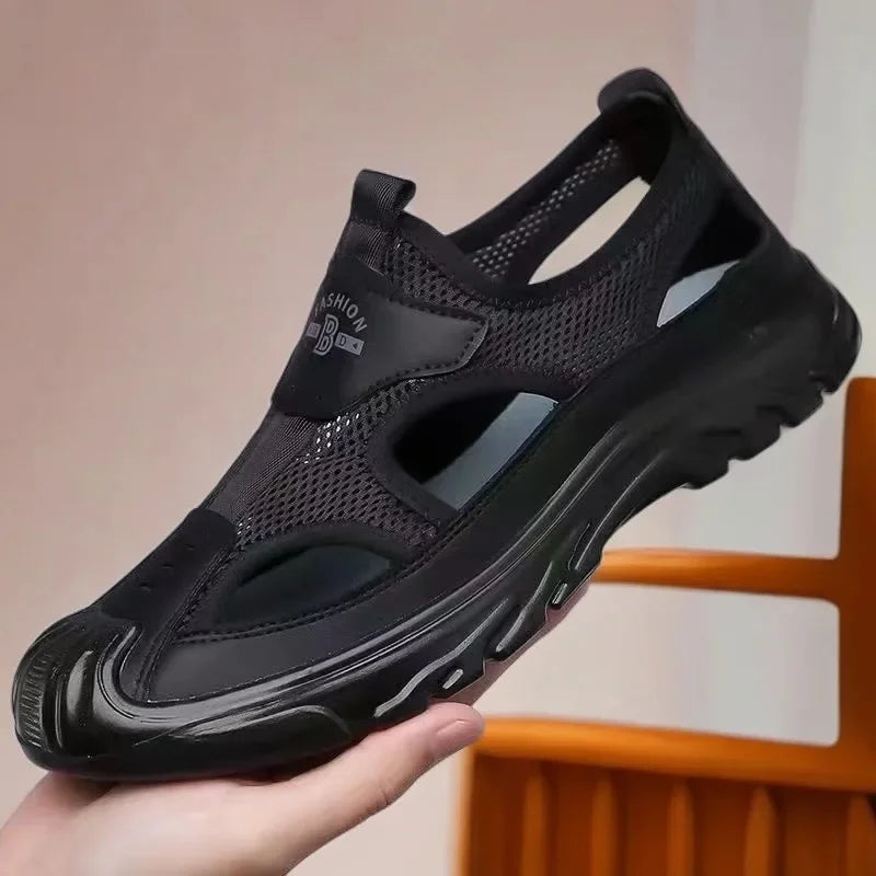 Men's Soft Bottom Hollow Out Summer Sandals