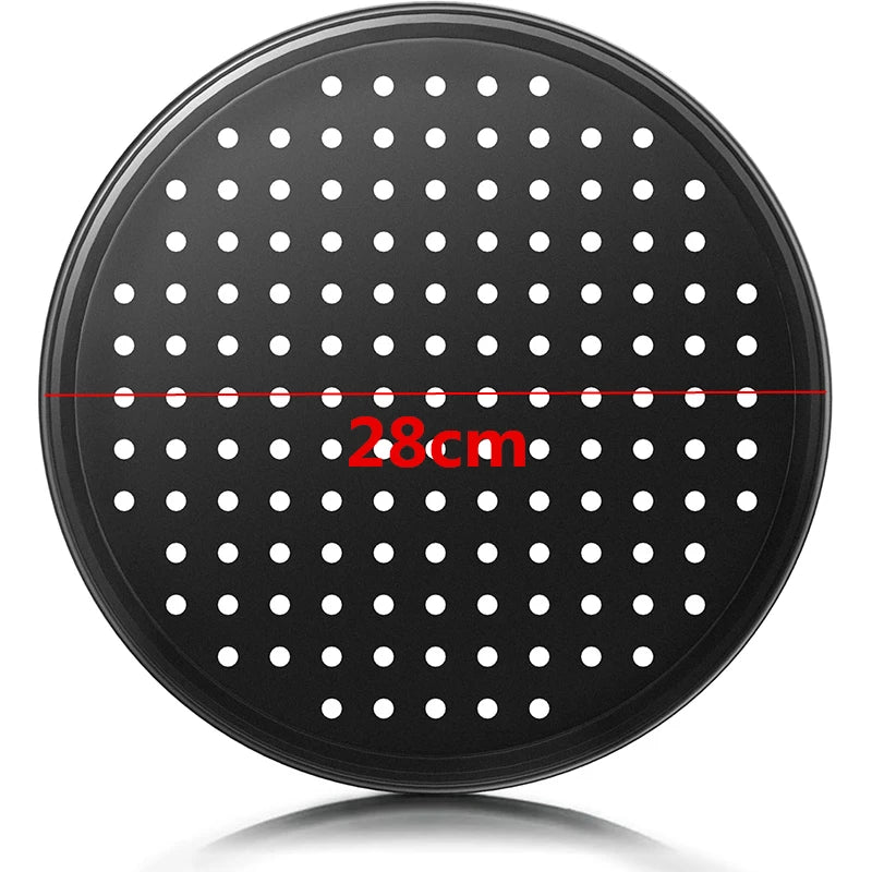 Non-Stick Carbon Steel Perforated Pizza Pan