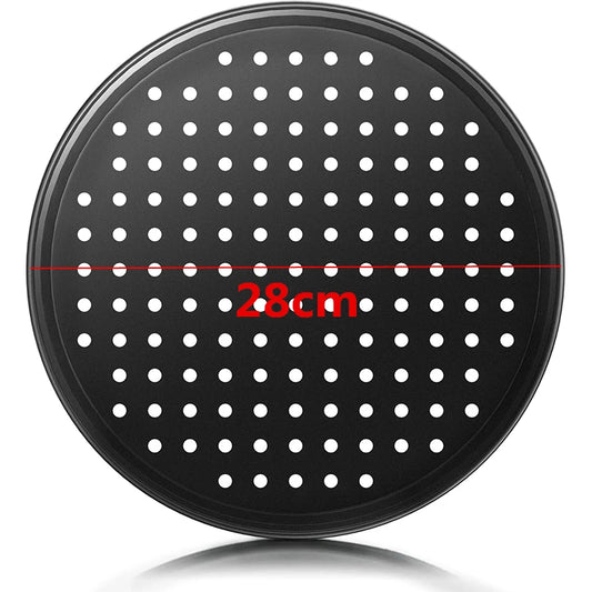 Non-Stick Carbon Steel Perforated Pizza Pan
