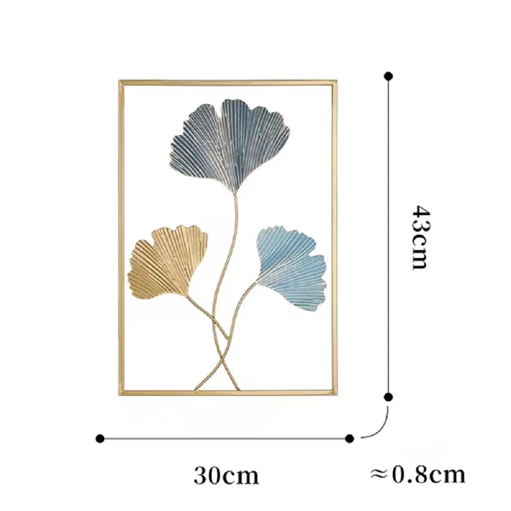 Nordic Ginkgo Leaf Wall Stickers