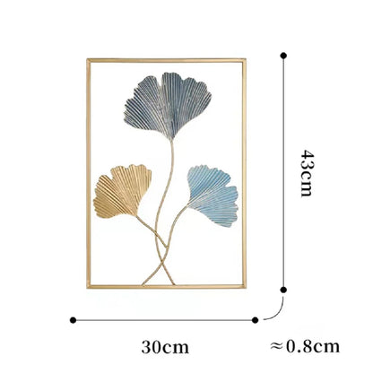 Nordic Ginkgo Leaf Wall Stickers