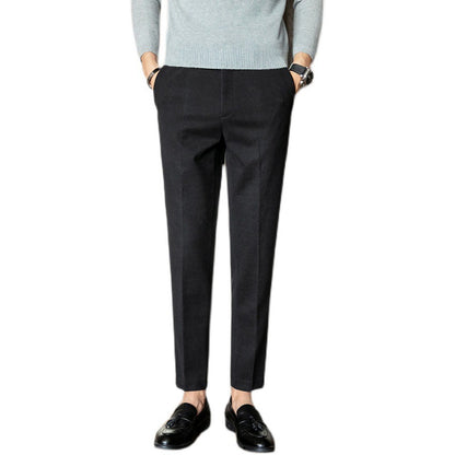 Slim & Fit Wool Fabric Formal Pants