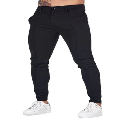 Pantalon formel skinny en tissu élastique pour hommes