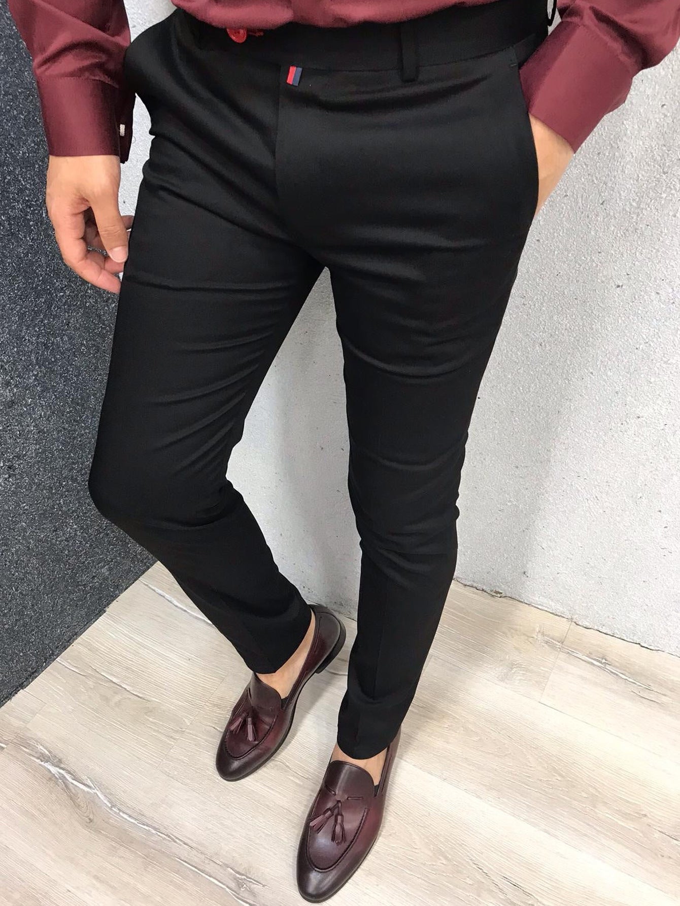 Men's Cotton Fabric Formal Pants