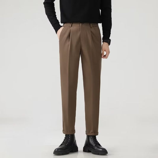 Men's Anti-wrinkle Smoke Tube Formal Pants