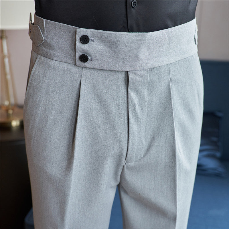 Pantalon droit de haute qualité pour hommes