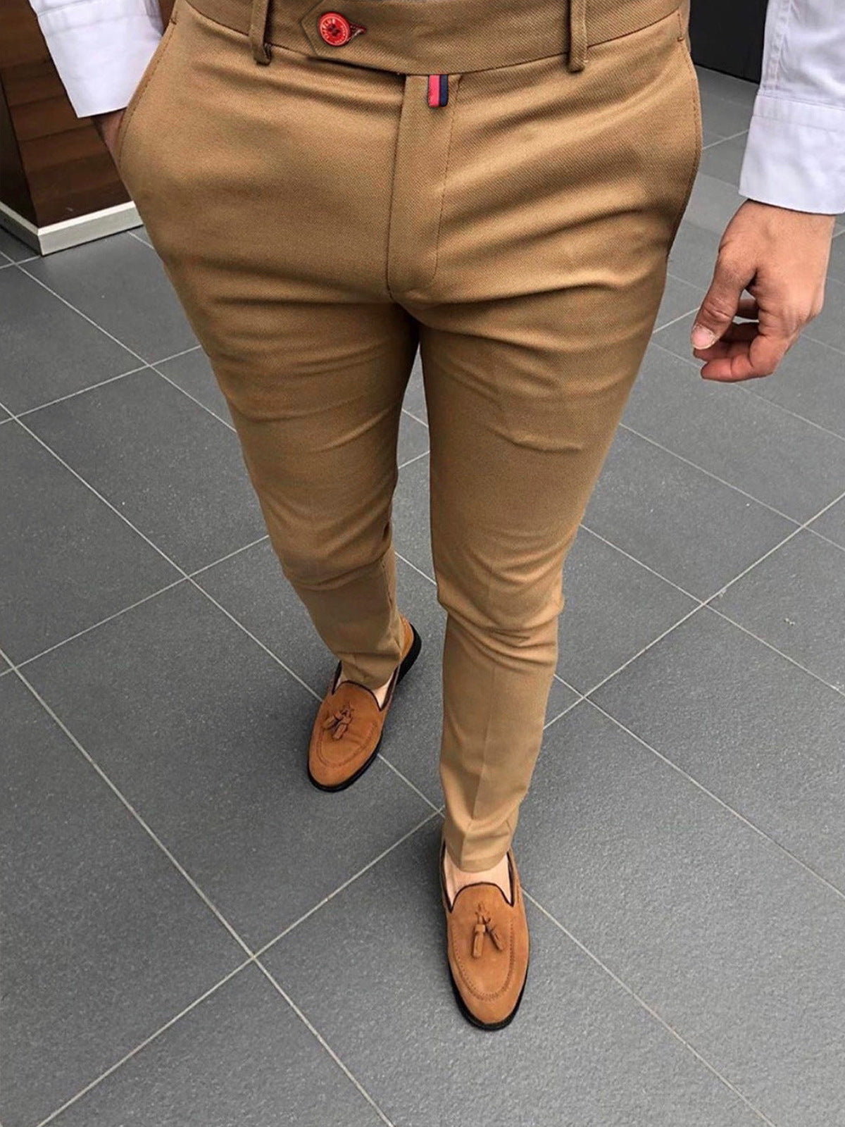 Men's Cotton Fabric Formal Pants