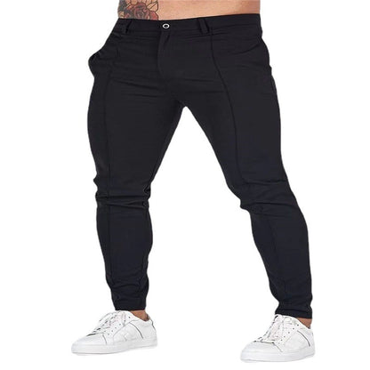 Men's Elastic-fabric Skinny Formal Pants