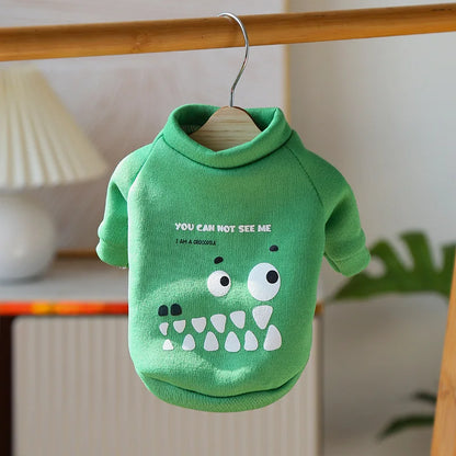 Vêtements pour animaux de compagnie - Pull de dessin animé pour animaux de compagnie