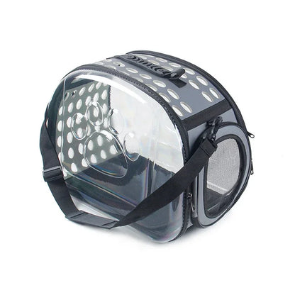 Atmungsaktive transparente Haustier-Umhängetasche