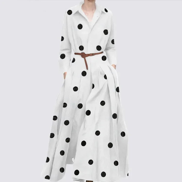 Polka Dot Maxi Sundress