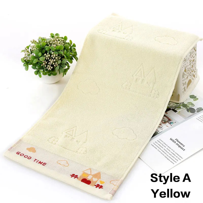 Pure Cotton Soft Absorbent Children's Face Towel