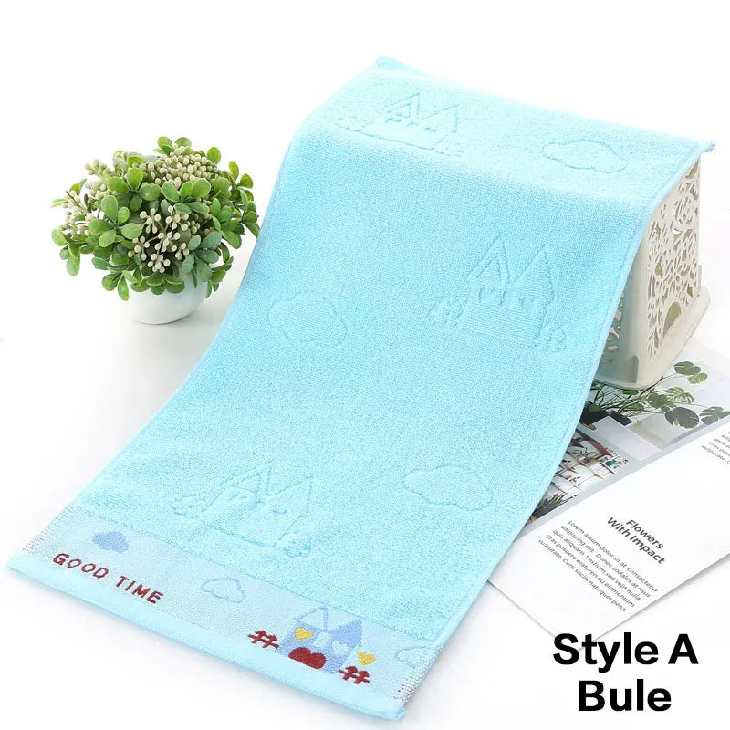 Pure Cotton Soft Absorbent Children's Face Towel