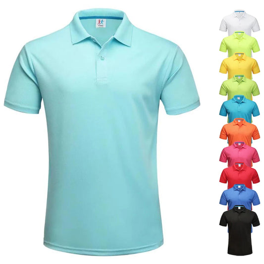 Quick Dry Cotton Blend Golf Polo Shirts