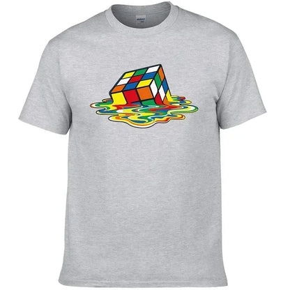 Rubik's Cube Short Sleeve Men's Printed T Shirt