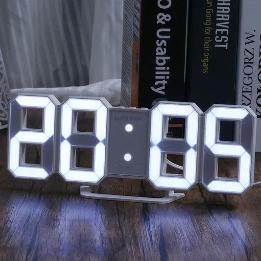 Night Mode 3D LED Wall Clock