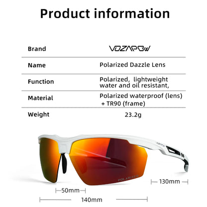 Polarized UV400 Sports Sunglasses True Color for Driving, Fishing, Running