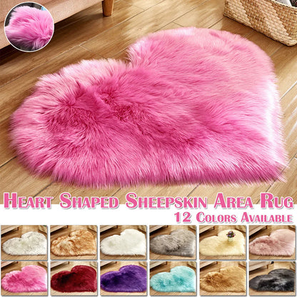 Faux Non Slip Bedroom Shaggy Mats