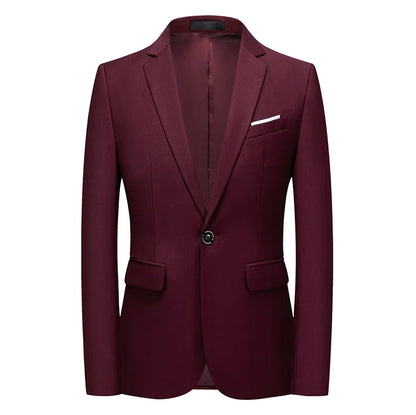 S-6XL Men's Classical Groom Wedding/Business Blazer