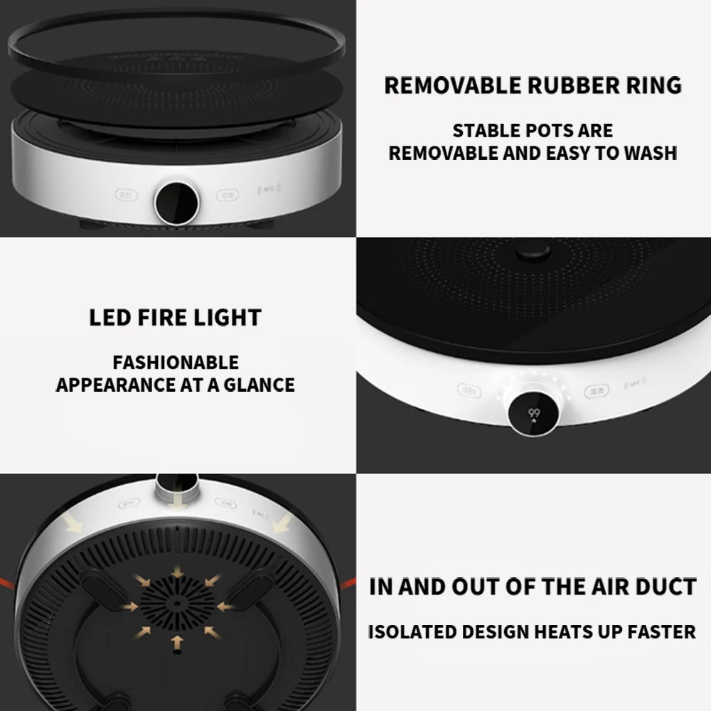 Cuisinière de cuisine à chauffage continu à faible puissance réglable