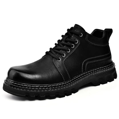 Men's Genuine Leather Italian Work Boots