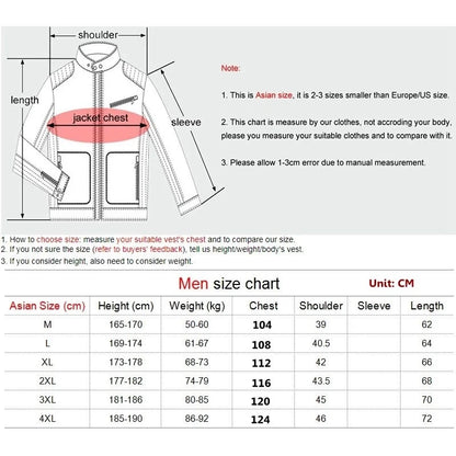 Veste gilet pour hommes - Vestes chaudes sans manches