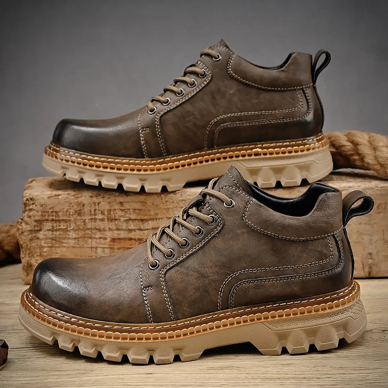 Men's Genuine Leather Italian Work Boots