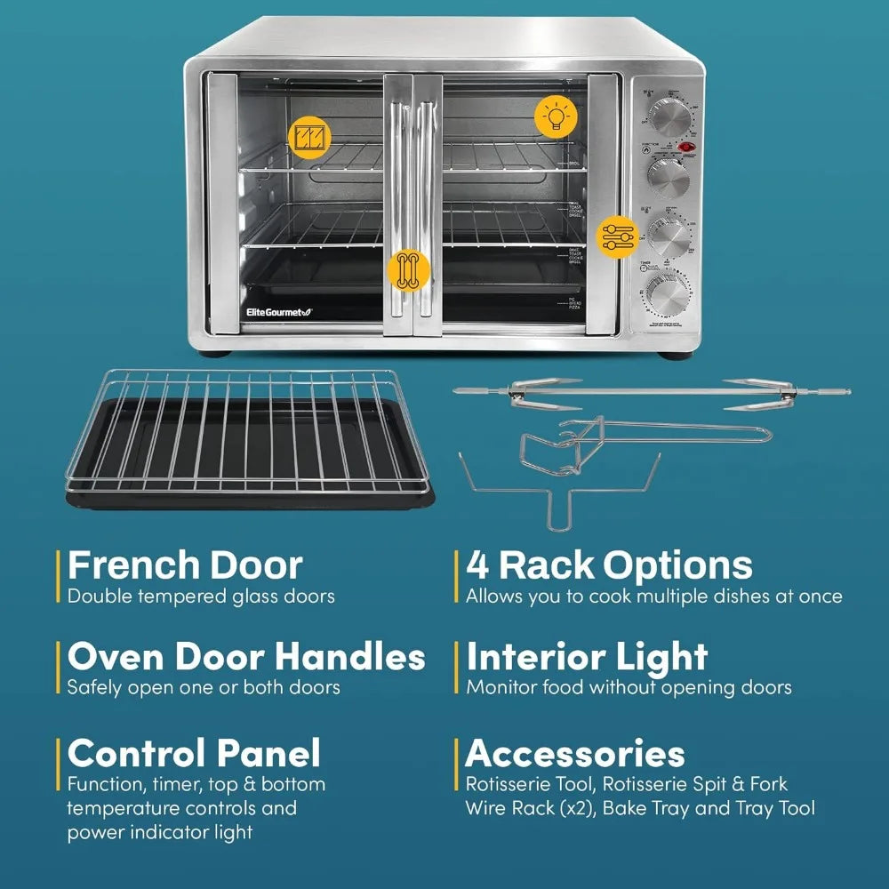 47,5 Qt French Door Konvektionsofen