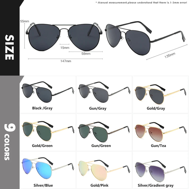 Unisex Polarized UV400 Sunglasses