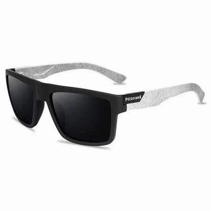 Quadratische Unisex-Polaroid-Sonnenbrille im Vintage-Retro-Stil für Damen und Herren