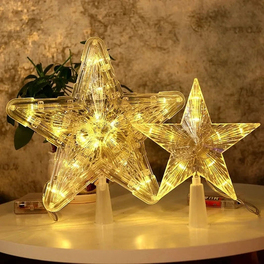 Christmas LED Glowing Star Tree Topper