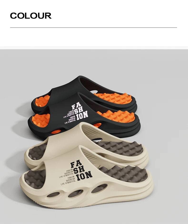 Tongs d'extérieur souples et antidérapantes pour hommes