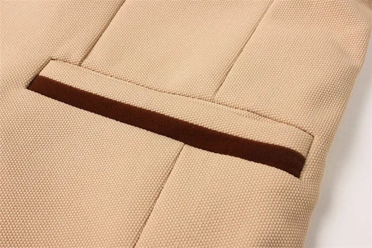 Blazer slim fit quatre saisons grande taille pour homme