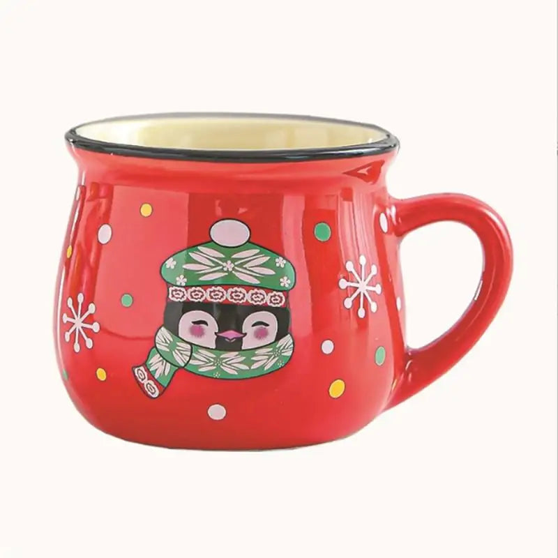 Christmas Tree Santa Claus Ceramic Mug