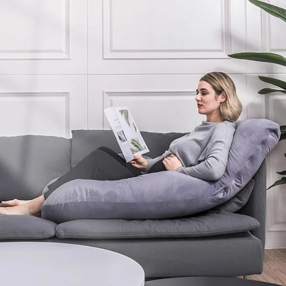 Oreiller de grossesse en coton en forme de U