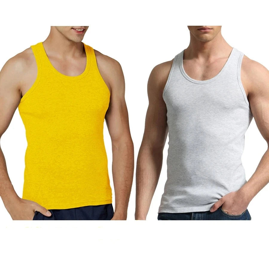 Débardeur coupe slim 100 % coton pour hommes