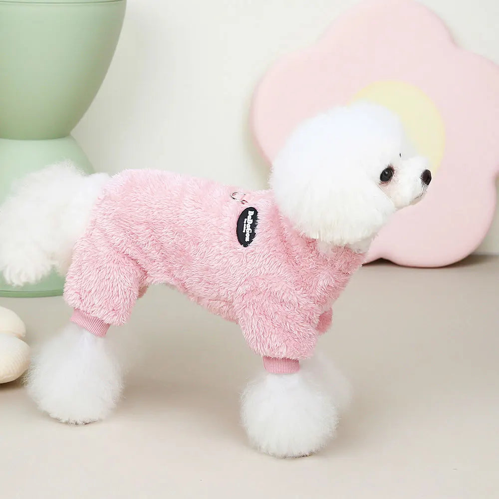 Pull pour animaux de compagnie en polaire corail doux - Vêtements pour chats