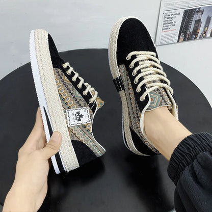 Breathable Men's Canvas Footwear