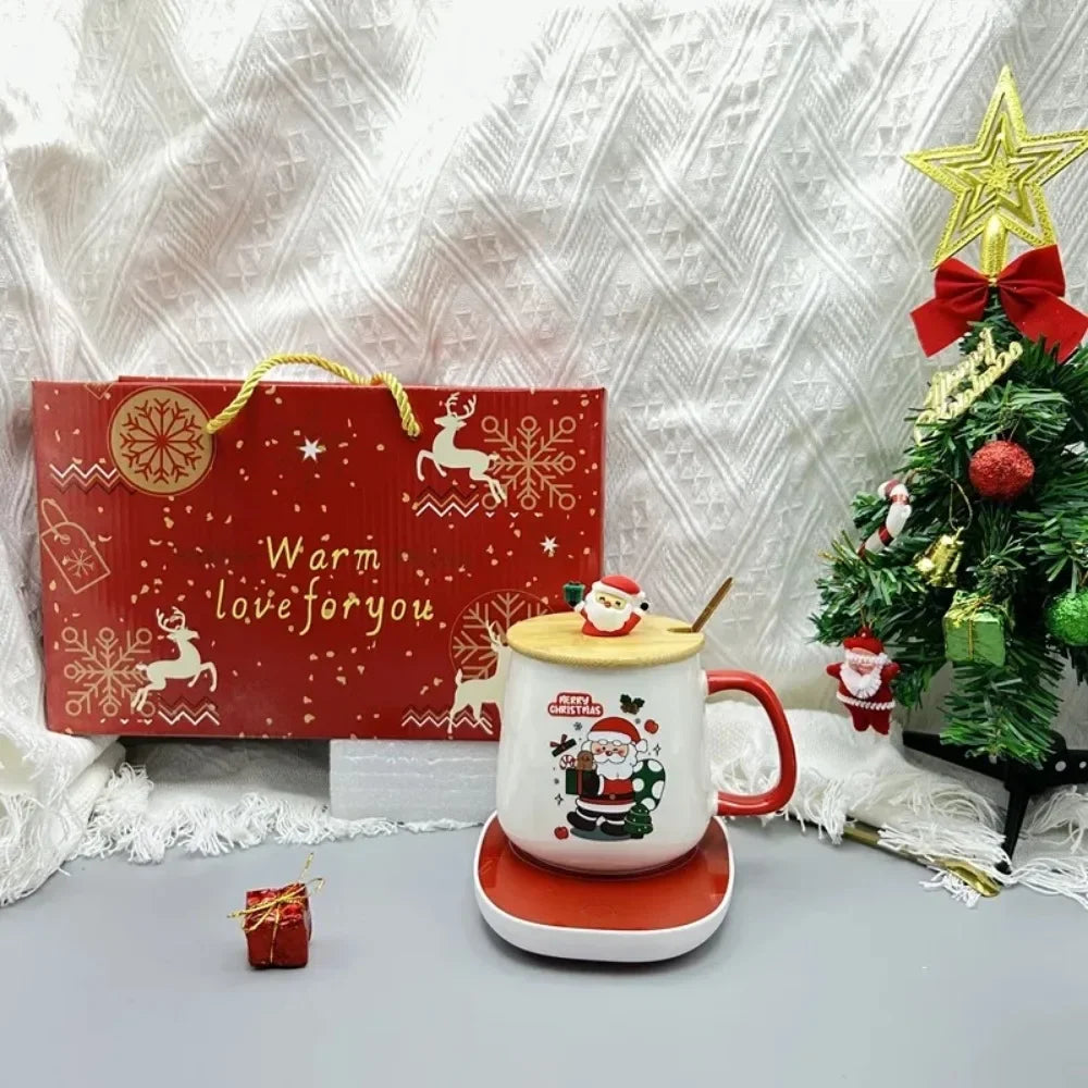 Santa Claus Ceramic Mug Gift Set